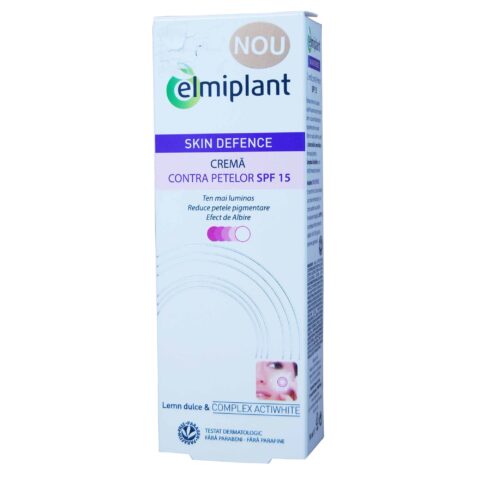 Elmiplant Skin Defence Crema Contra Petelor SPF 15, Crema, 50ml-0 Elmiplant Skin Defence Crema Contra Petelor SPF 15, Crema, 50ml-0