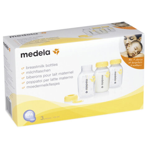 Medela Set Biberoane 150ml Fara Tetine, Set, 3buc-0