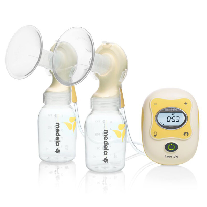 Medela Freestyle Pompa Electrica Pentru San Dubla Bifazica+ Set Calatorie+Calma, Pompa, 1buc-0
