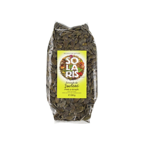 Solaris Seminte Decojite De Dovleac , Seminte, 150gr-0 Solaris Seminte Decojite De Dovleac , Seminte, 150gr-0