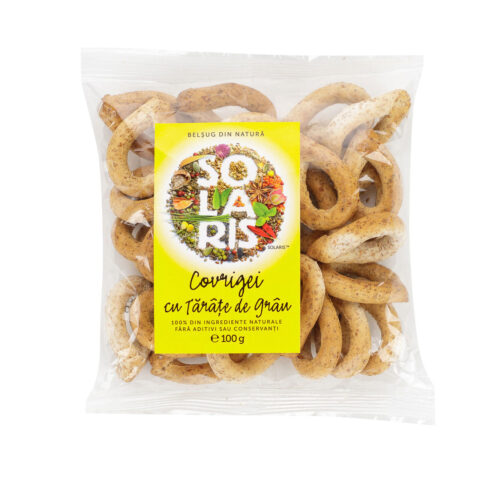 Solaris Covrigei Din Faina Integrala Si Tarate De Grau, Covrigei, 100gr-0