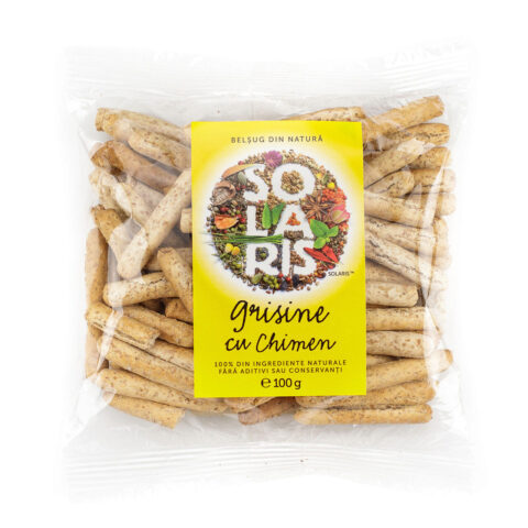 Solaris Grisine Din Faina Integrala Si Chimen, Grisine, 100gr-0