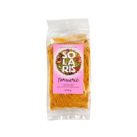 Solaris Condiment Turmeric Macinat, Condiment, 70gr-0 Solaris Condiment Turmeric Macinat, Condiment, 70gr-0