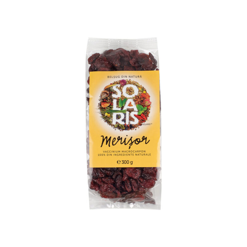 Solaris Fructe Uscate - Merisor, Fructe, 300gr-0