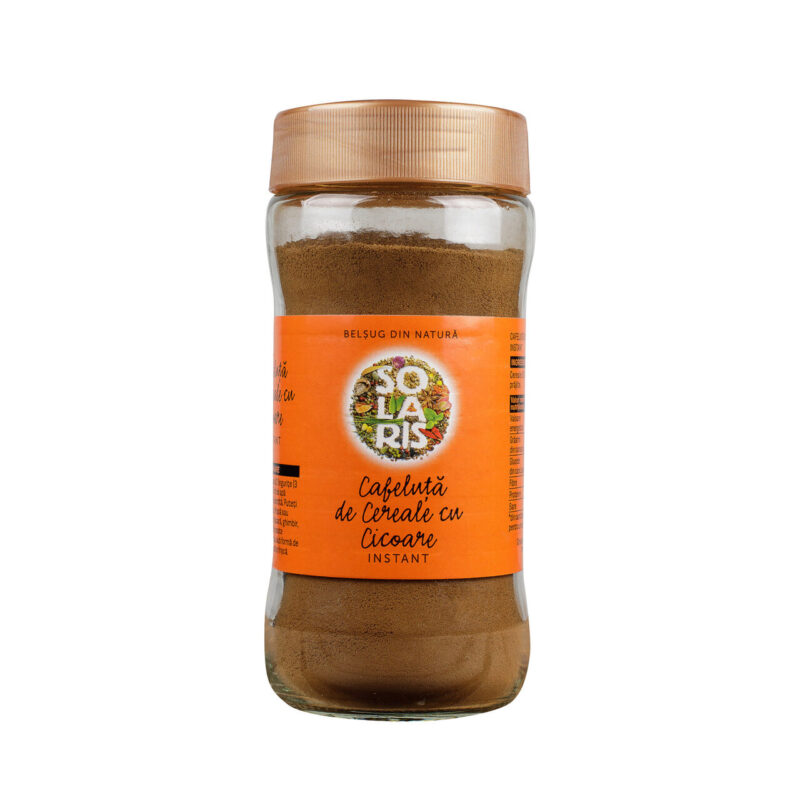 Solaris Cafeluta De Cereale Si Cicoare Instant, Borcan, 100gr-0