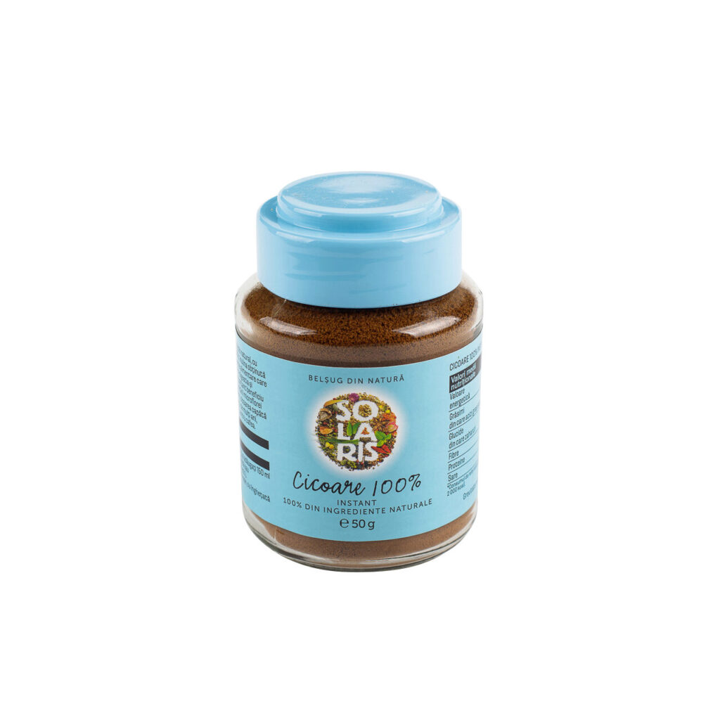 Solaris Cicoare 100% Instant , Borcan, 50g-0