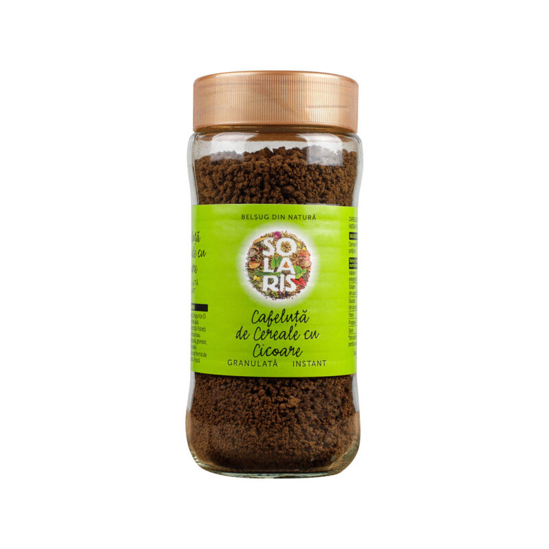 Solaris Cafeluta De Cereale Si Cicoare Granulata, Borcan, 100gr-0