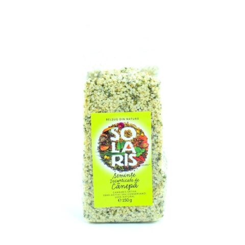 Solaris Seminte Decorticate De Canepa, Seminte, 150gr-0