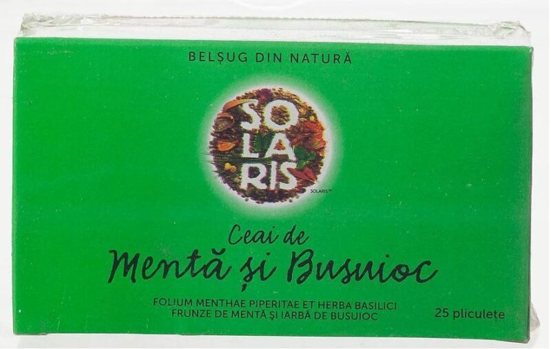 Solaris Ceai De Menta Si Busuioc, Ceai, Doze, 25buc-0