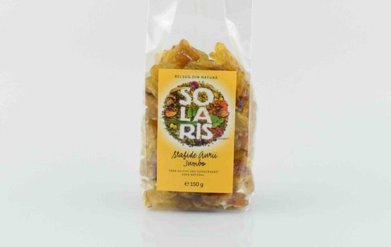 Solaris Fructe Uscate - Stafide Aurii Jumbo, Fructe, 150gr-0