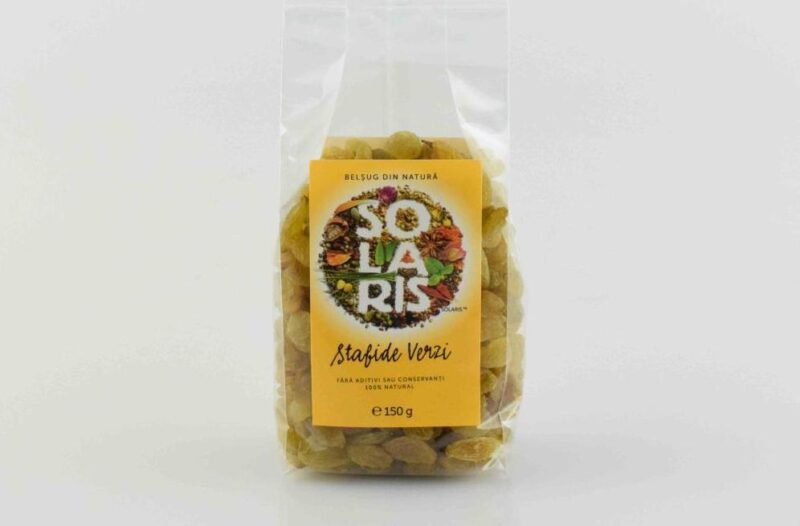 Solaris Fructe Uscate - Stafide Verzi, Fructe, 150gr-0