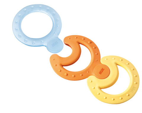 Nuk Set 3 Inele Dentitie Refrigerent, Inele, 3 buc-0