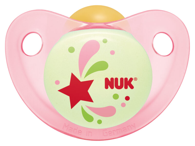 NUK Suzeta Din Latex Pentru Somn Trendline DAY & NIGHT, Marimea 1 (0-6 Luni) - Fara Inel, Suzeta, 1 buc-0