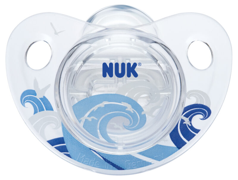NUK Suzeta Din Silicon Trendline, ADORE, Marimea 1 (0-6 Luni) Fara Inel, Suzeta, 1 buc-0
