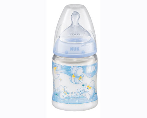 NUK Biberon PP 150 ml FIRST CHOICE BABY BLUE Cu Tetina De Silicon Orificiu Mediu Marimea 1, Biberon cu tetina, 1 buc-0 NUK Biberon PP 150 ml FIRST CHOICE BABY BLUE Cu Tetina De Silicon Orificiu Mediu Marimea 1, Biberon cu tetina, 1 buc-0