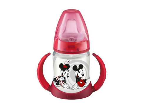 NUK Bib PP 150 ml MICKEY Cu Toarte Si Adaptor Silicon (Peste 6 Luni), Biberon cu tetina, 1 buc-0 NUK Bib PP 150 ml MICKEY Cu Toarte Si Adaptor Silicon (Peste 6 Luni), Biberon cu tetina, 1 buc-0