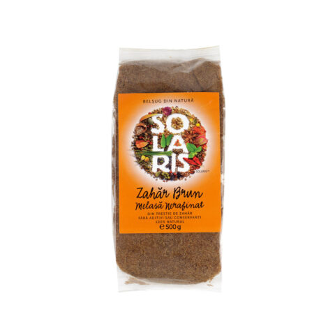 Solaris Zahar Brun Melasa Nerafinat, Zahar, 500 gr-0 Solaris Zahar Brun Melasa Nerafinat, Zahar, 500 gr-0