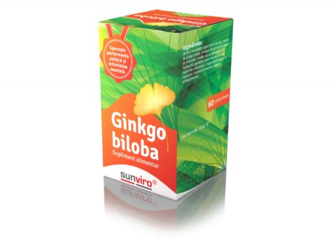 SunViro Ginkgo Biloba Comprimate, Comprimate, 60 buc -0