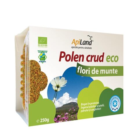 Apiland Polen Crud ECO Din Flori De Munte, Caserola, 250 gr-0 Apiland Polen Crud ECO Din Flori De Munte, Caserola, 250 gr-0