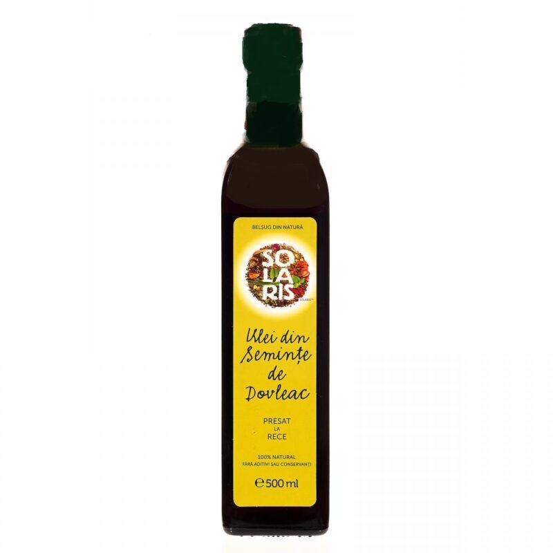 Solaris Ulei Din Seminte De Dovleac Presat La Rece Marasca, Ulei, 500ml-0