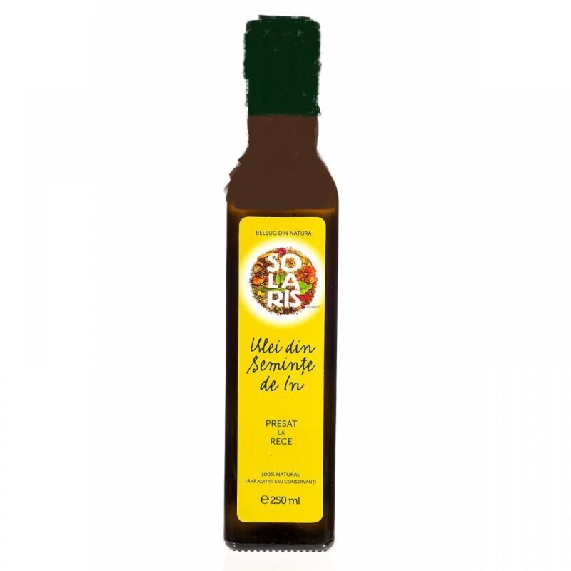 Solaris Ulei Din Seminte De In Presat La Rece Marasca, Ulei, 250ml-0