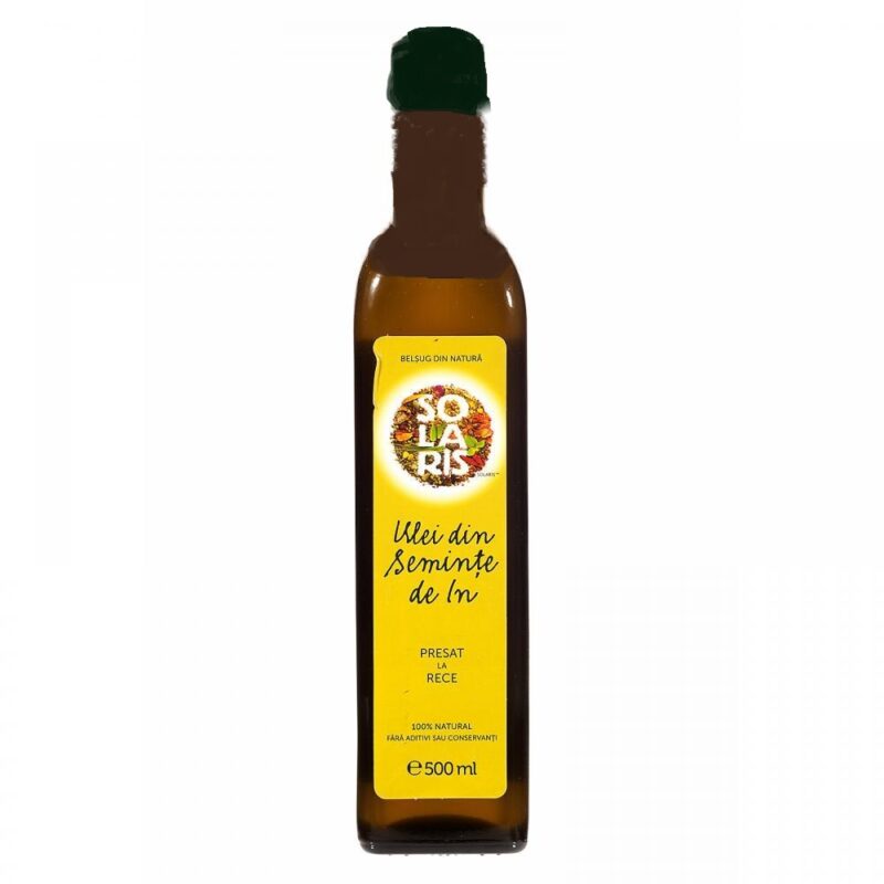 Solaris Ulei Din Seminte De In Presat La Rece Marasca, Ulei, 500ml-0