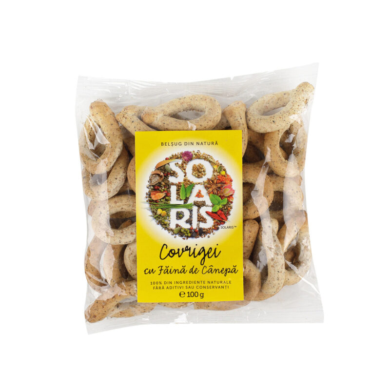 Solaris Covrigei Cu Faina De Canepa, Covrigei, 100gr-0