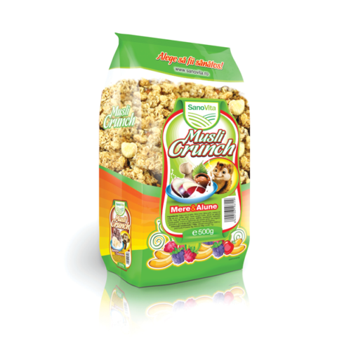 Sano Vita Musli Crunch Alune Si Mere, Musli, 500gr-0