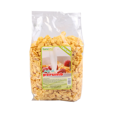 Sano Vita Fulgi De Porumb Crocant, Punga, 250gr-0