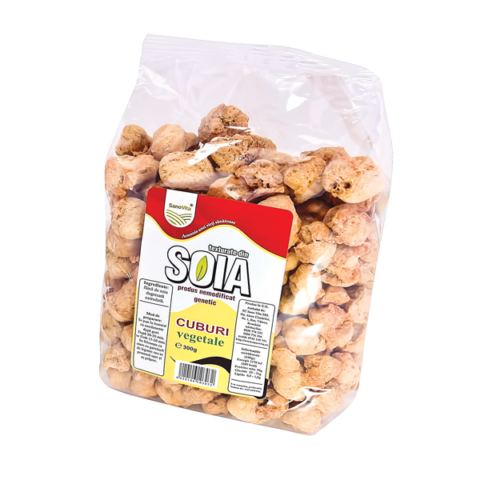 Sano Vita Soia Cuburi Vegetale, Cuburi, 300gr-0 Sano Vita Soia Cuburi Vegetale, Cuburi, 300gr-0