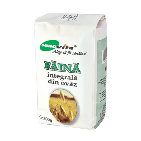 Sano Vita Faina Integrala Din Ovaz, Faina, 500gr-0