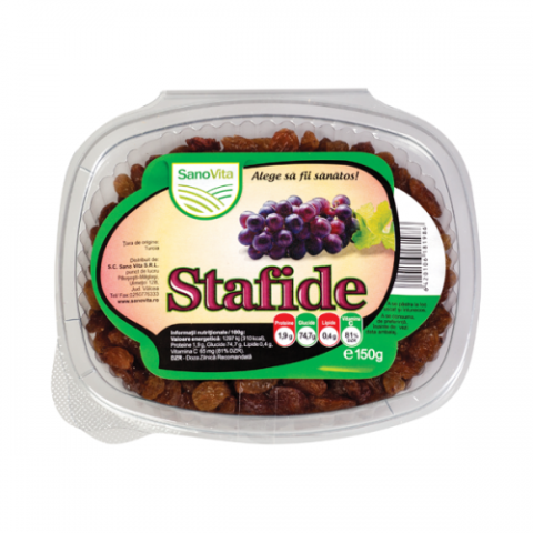 Sano Vita Fructe Uscate-Stafide, Fructe, 150gr-0