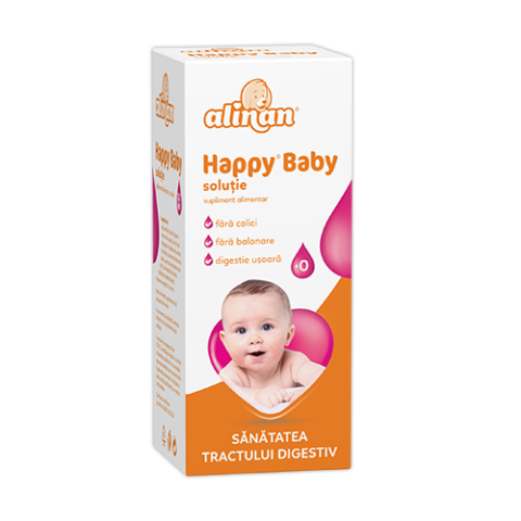 Alinan Happy Baby Solutie Anticolici, Picaturi , 20ml-0