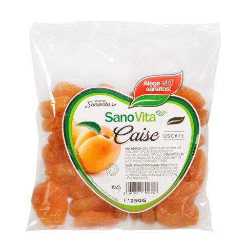 Sano Vita Caise Uscate, Fructe, 250gr-0 Sano Vita Caise Uscate, Fructe, 250gr-0
