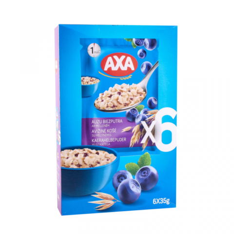 Sano Vita Porridge Instant De Ovaz Cu Afine, Ovaz, 6x35gr-0