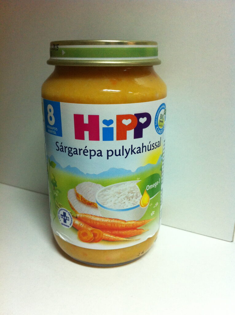 Hipp Gustare De Morcovi Cu Carne De Pui 8+ Luni, Piure, 220g-0