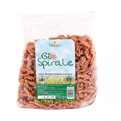 Petras Bio Spirale Grau Integral, Paste, 250gr-0