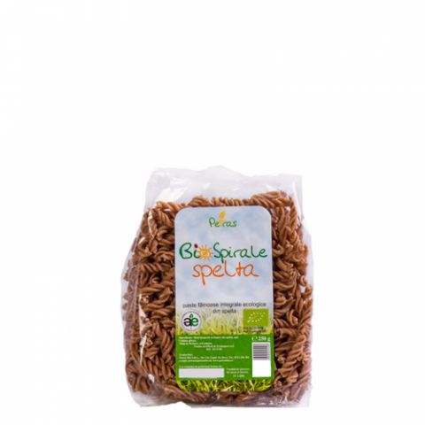 Petras Bio Spirale Spelta Integral, Paste, 250gr-0