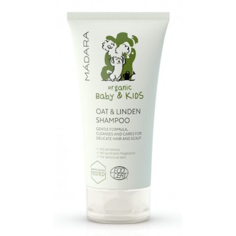 MADARA Baby Sampon Organic Tei si Ovaz, Sampon, 150ml-0 MADARA Baby Sampon Organic Tei si Ovaz, Sampon, 150ml-0