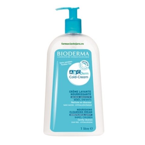 BIODERMA ABCDerm Cold Cream Crema de Spalare, Crema, 1000ml-0 BIODERMA ABCDerm Cold Cream Crema de Spalare, Crema, 1000ml-0