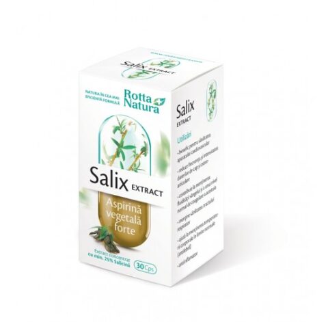Rotta Natura Salix Aspirina Vegetala Capsule, Capsule, 30buc-0