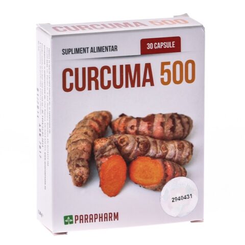 Parapharm Curcuma 500mg Capsule, Capsule, 30buc -0 Parapharm Curcuma 500mg Capsule, Capsule, 30buc -0