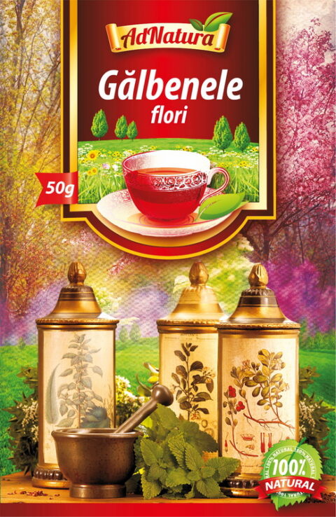 AdNatura Ceai Galbenele Flori Punga, Ceai, 50g-0