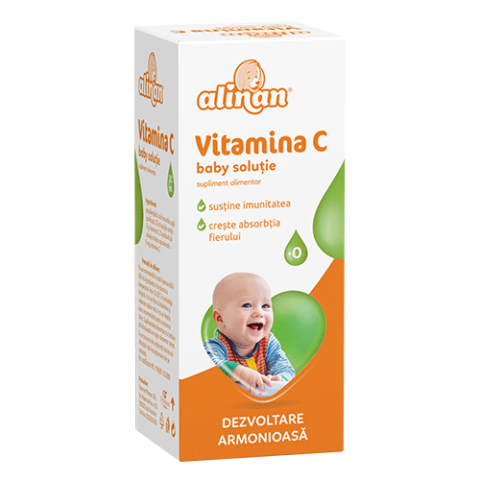 Alinan Baby Vitamina C Solutie, Solutie, 20ml-0 Alinan Baby Vitamina C Solutie, Solutie, 20ml-0