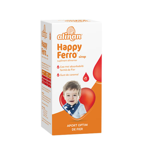 Alinan Happy Ferro Sirop, Sirop, 100ml-0 Alinan Happy Ferro Sirop, Sirop, 100ml-0