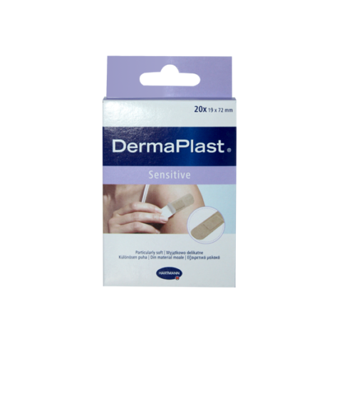 Hartman Dermaplast Sensitive Plasturi 19×72 cm, Plasturi, 20 Buc -0 Hartman Dermaplast Sensitive Plasturi 19x72 cm, Plasturi, 20 Buc -0