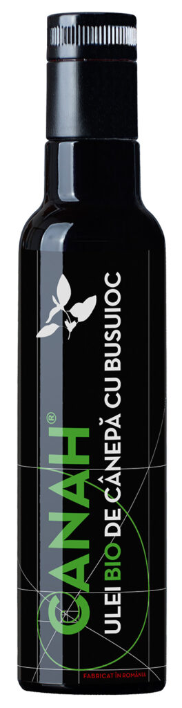 CANAH Ulei de Canepa cu Busuioc ECO, Ulei , 250ml-0