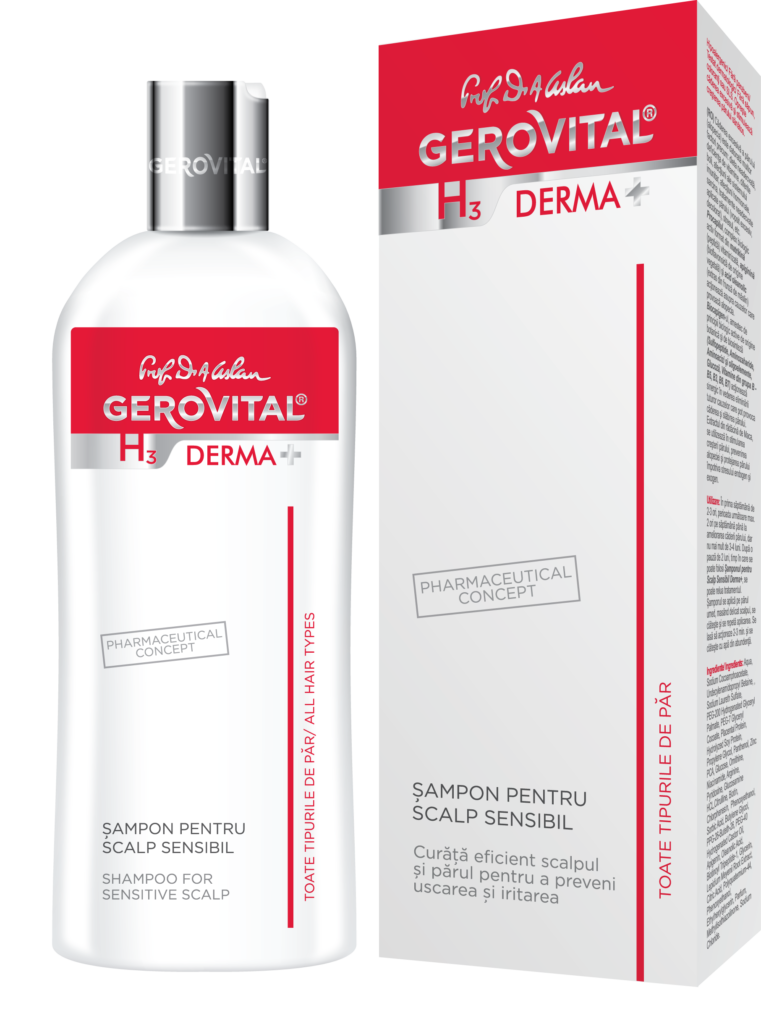 Gerovital H3 Derma+ Sampon Pentru Scalp Sensibil, Sampon, 200ml-0