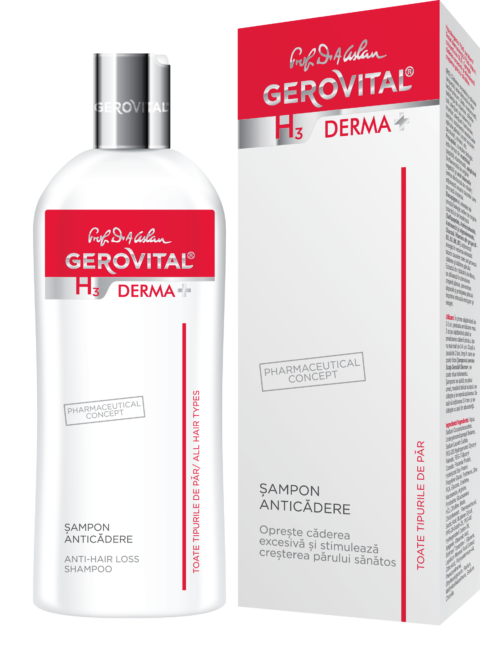 Gerovital H3 Derma+ Sampon Anticadere, Sampon, 200ml-0