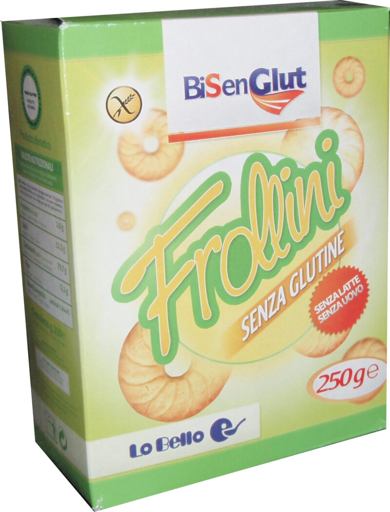 Lo Bello Frollini Piscoturi Fara Gluten Lapte si Oua 6+ Luni, Piscoturi, 250g-0
